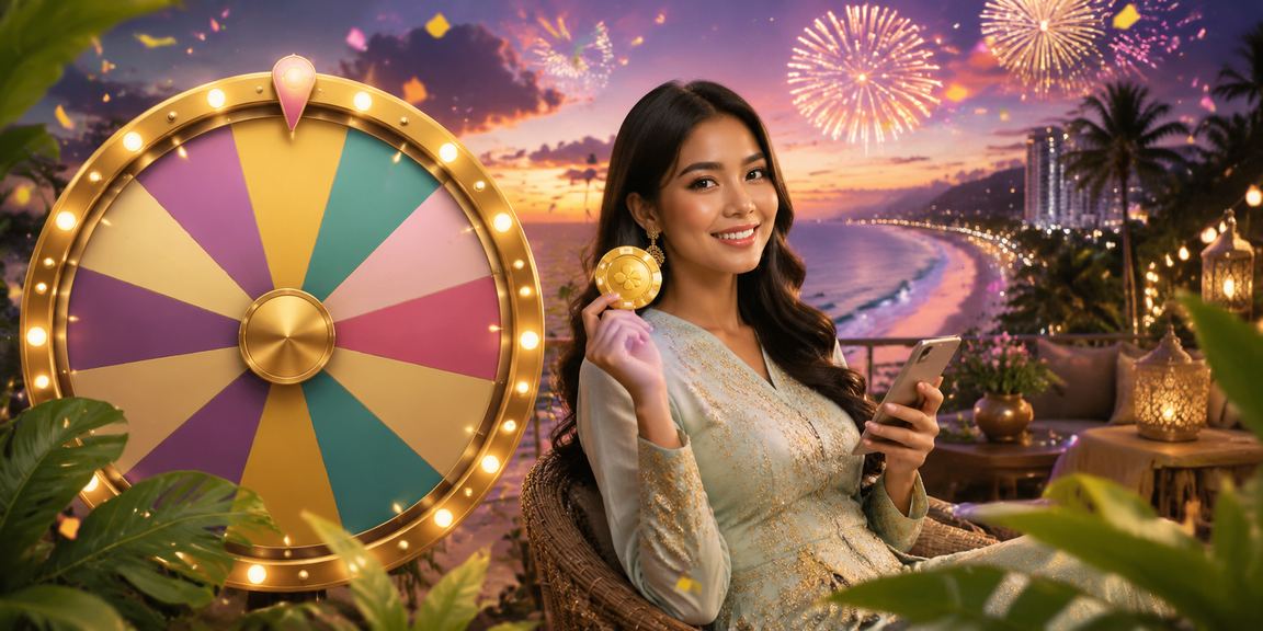 Pengguna di Penang menyertai cabutan bertuah jackpot semasa perayaan Hari Raya